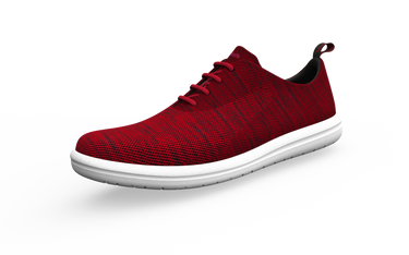 Red on White